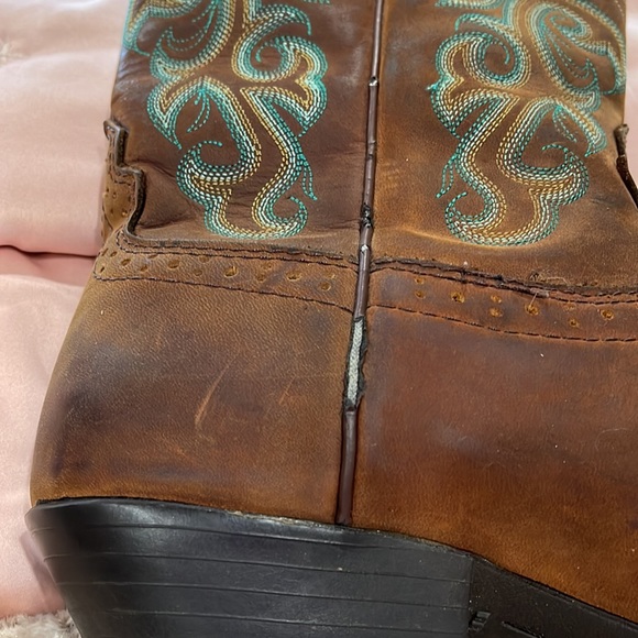 Justin cowboy boots size 8.5 B - Picture 9 of 11
